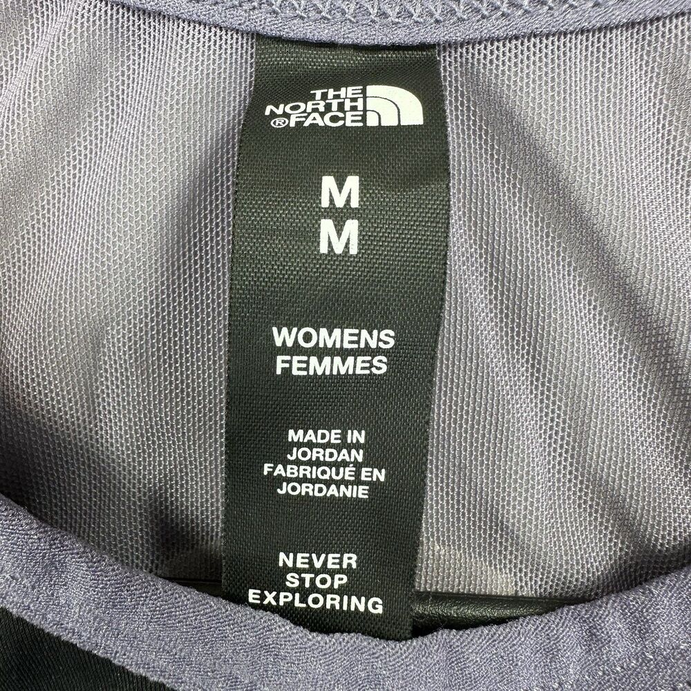 The North Face Women's M Trailwear Sports Tank Bra Never Stop Exploring Black - Picture 5 of 11